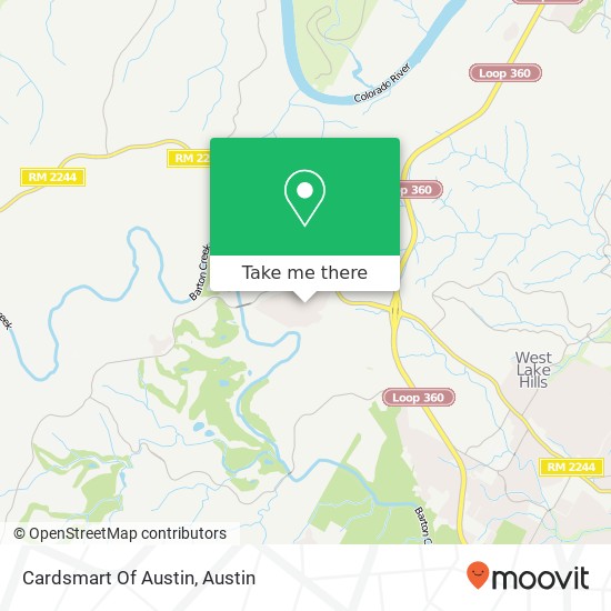 Cardsmart Of Austin map