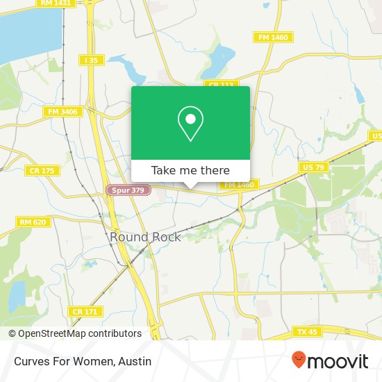 Curves For Women map