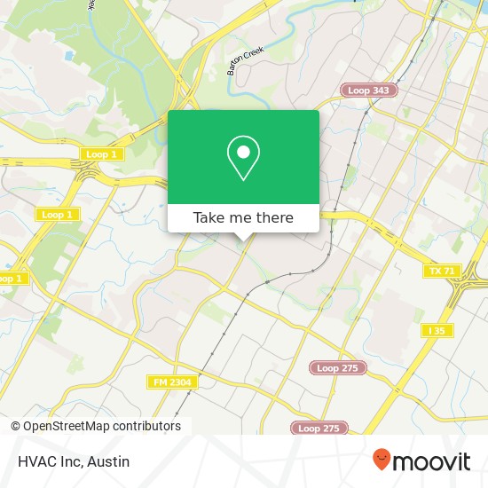 Mapa de HVAC Inc