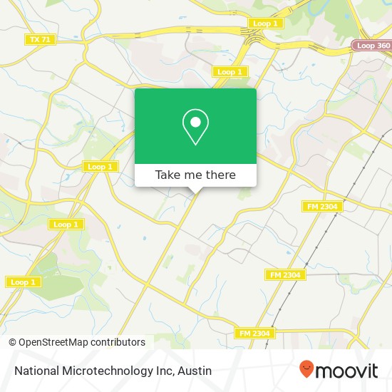 National Microtechnology Inc map