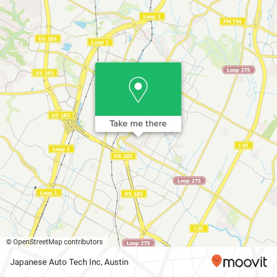 Mapa de Japanese Auto Tech Inc