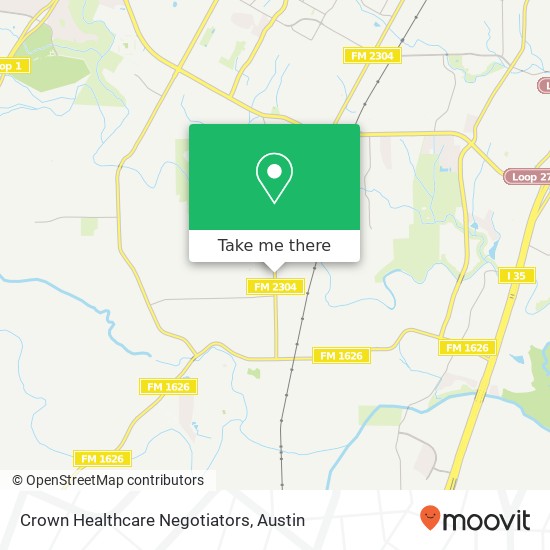 Mapa de Crown Healthcare Negotiators