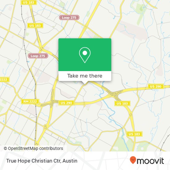 Mapa de True Hope Christian Ctr