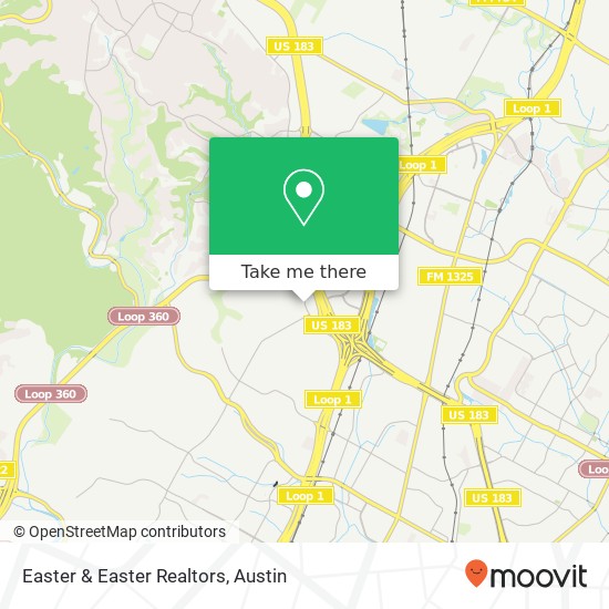 Easter & Easter Realtors map