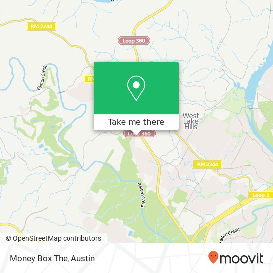 Mapa de Money Box The