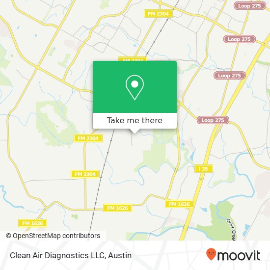 Clean Air Diagnostics LLC map