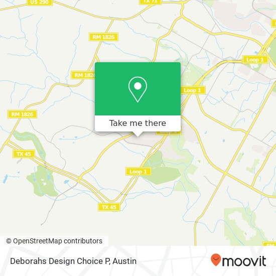 Deborahs Design Choice P map