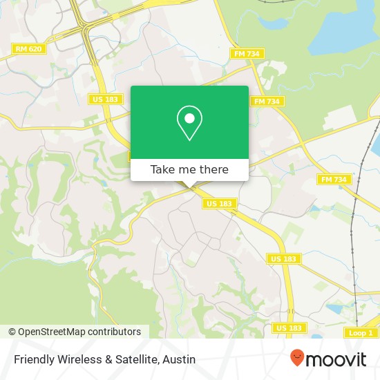 Friendly Wireless & Satellite map