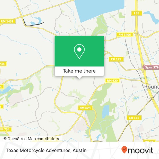 Texas Motorcycle Adventures map