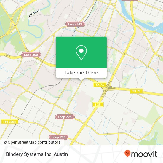 Mapa de Bindery Systems Inc