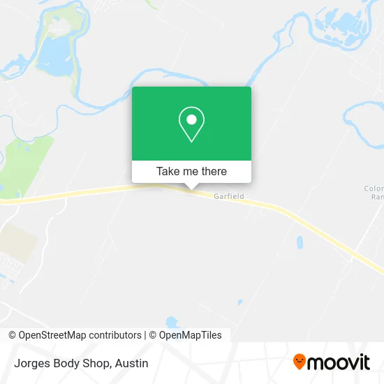 Jorges Body Shop map