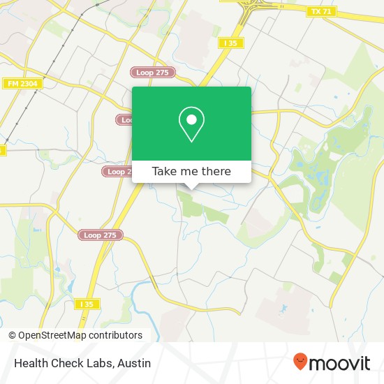 Mapa de Health Check Labs