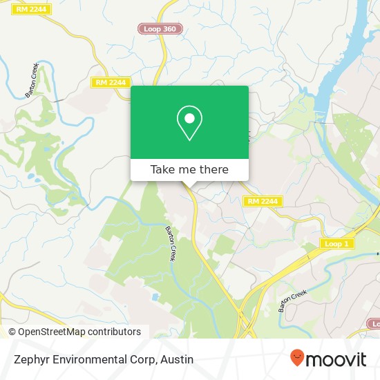 Zephyr Environmental Corp map