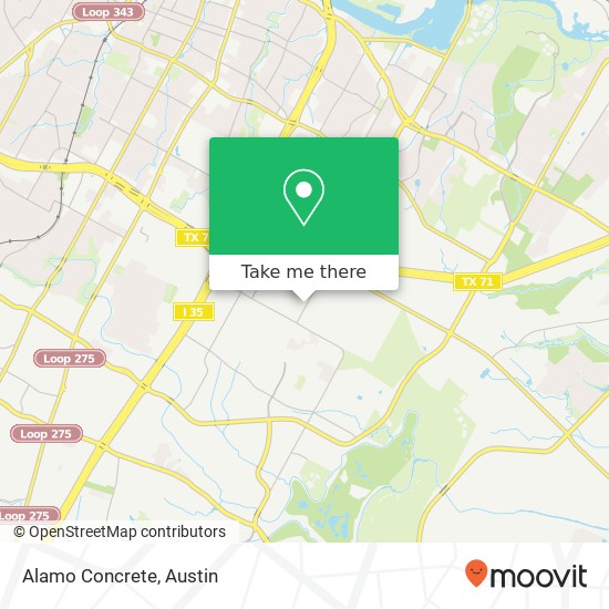 Alamo Concrete map