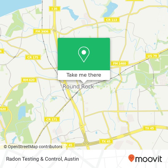 Mapa de Radon Testing & Control