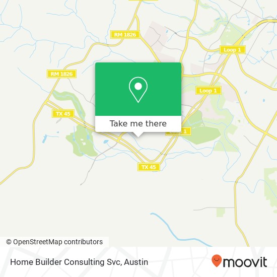 Home Builder Consulting Svc map