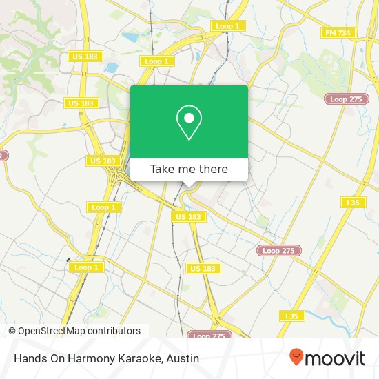 Mapa de Hands On Harmony Karaoke