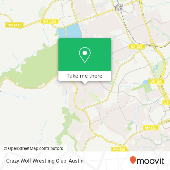 Mapa de Crazy Wolf Wrestling Club