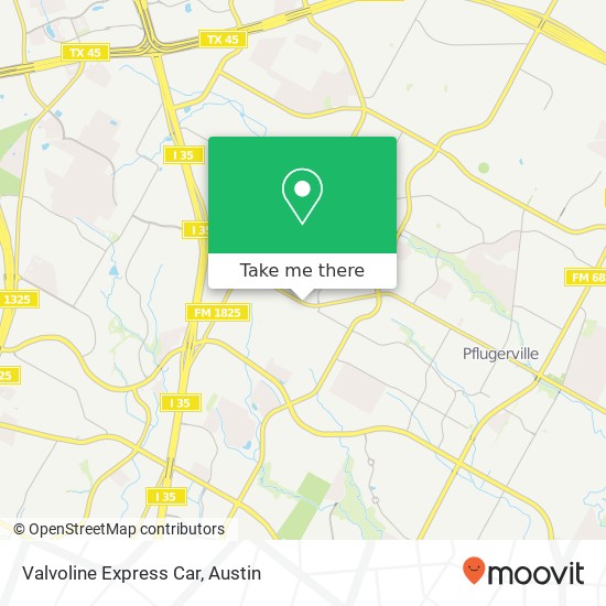 Mapa de Valvoline Express Car