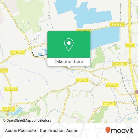 Austin Pacesetter Construction map