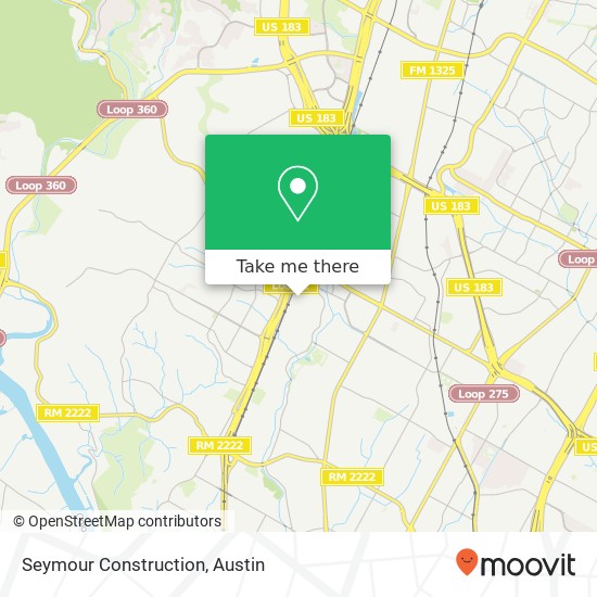 Seymour Construction map