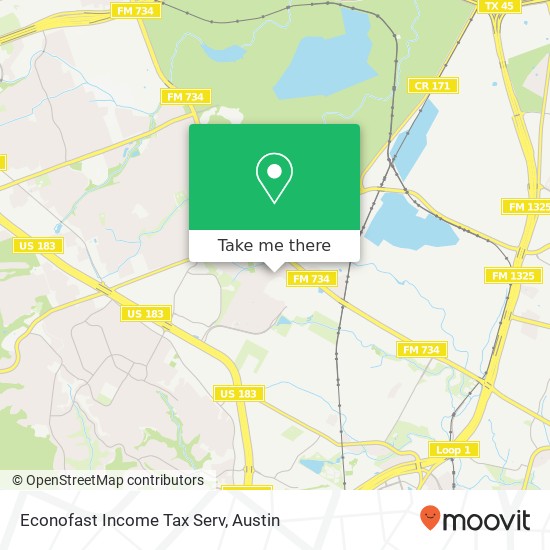 Econofast Income Tax Serv map