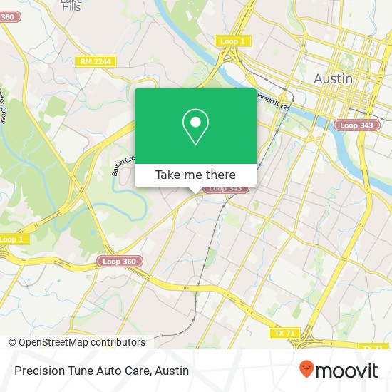 Precision Tune Auto Care map