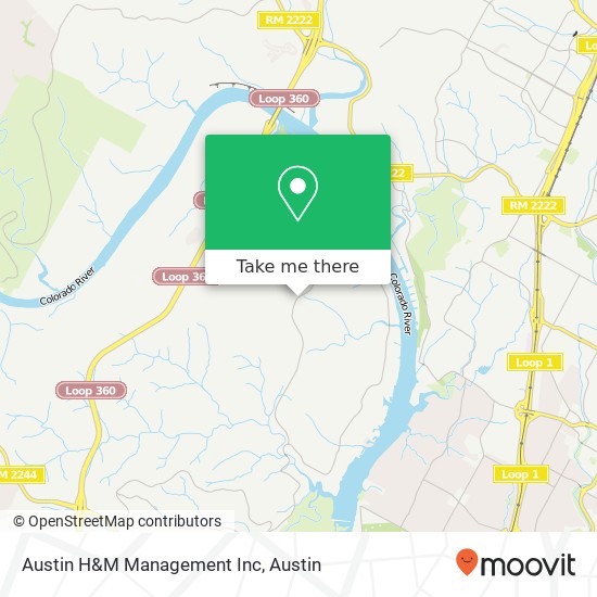 Austin H&M Management Inc map