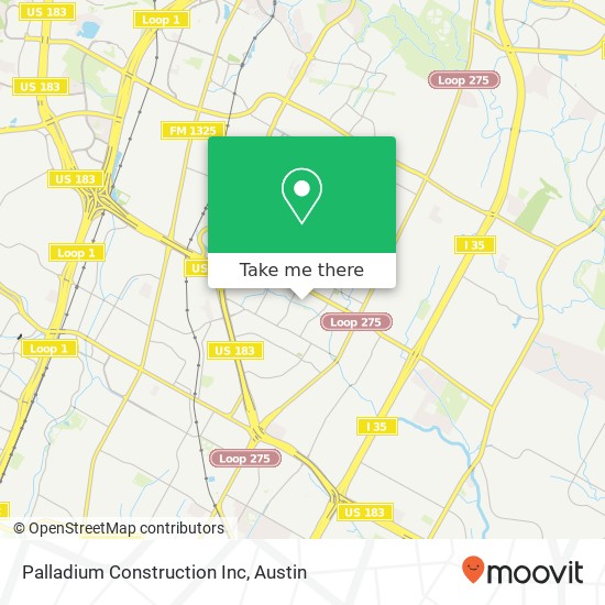 Palladium Construction Inc map