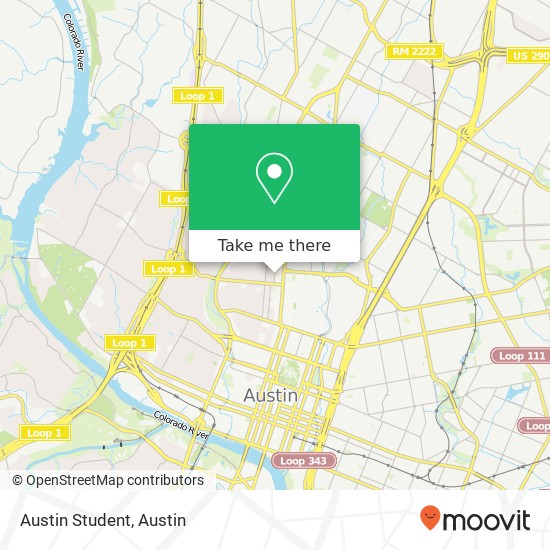 Austin Student map