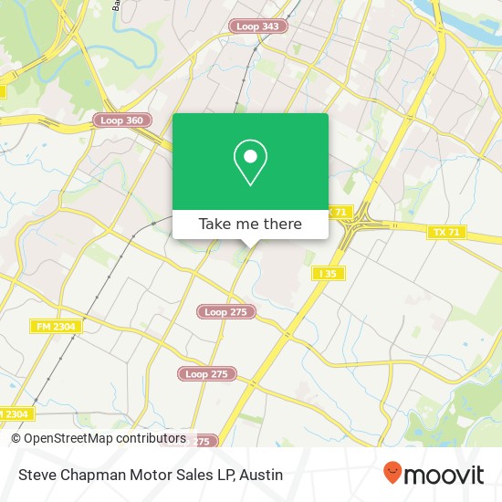Mapa de Steve Chapman Motor Sales LP