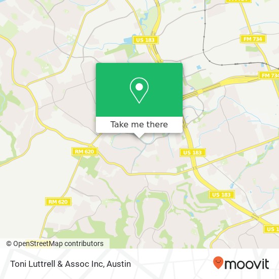 Mapa de Toni Luttrell & Assoc Inc