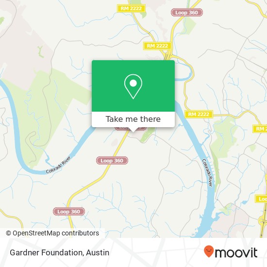 Mapa de Gardner Foundation