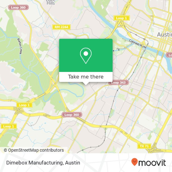 Dimebox Manufacturing map