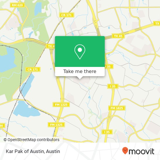 Mapa de Kar Pak of Austin