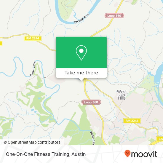 One-On-One Fitness Training map