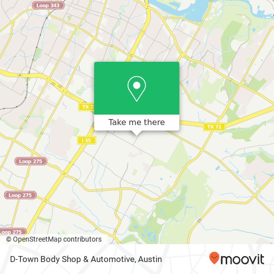 D-Town Body Shop & Automotive map