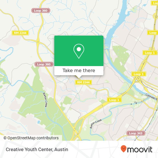 Creative Youth Center map