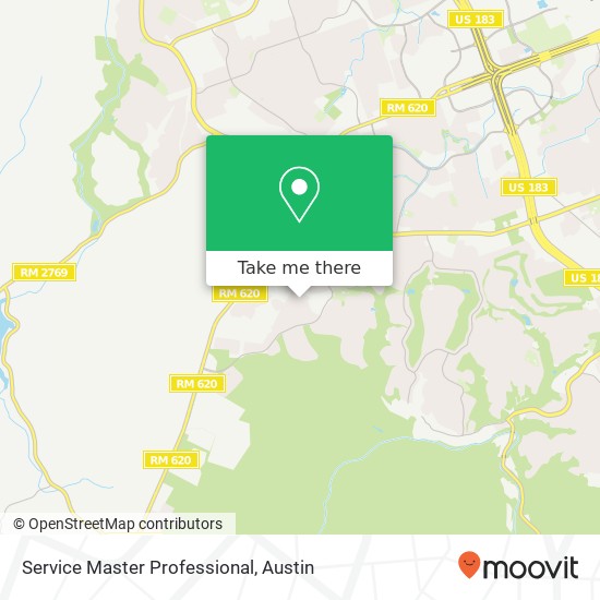 Service Master Professional map