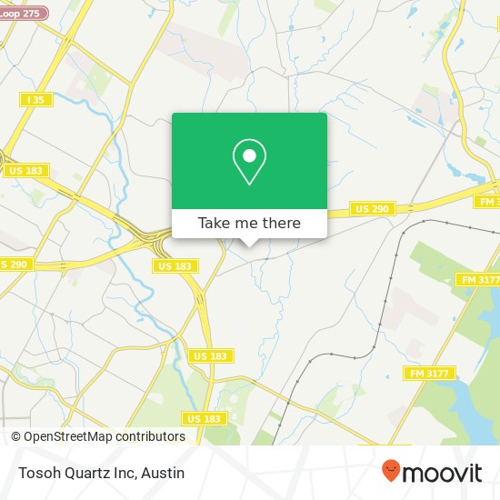 Mapa de Tosoh Quartz Inc