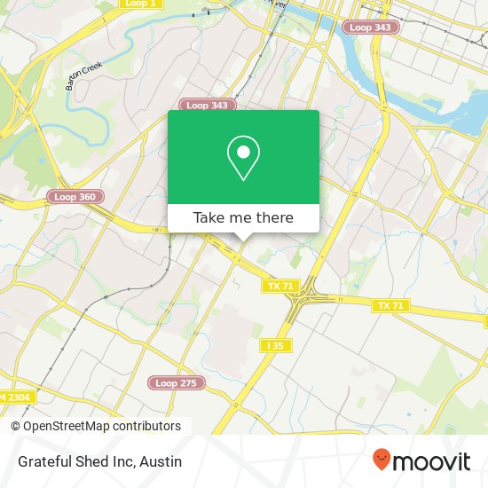 Mapa de Grateful Shed Inc