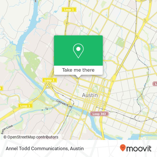 Annel Todd Communications map