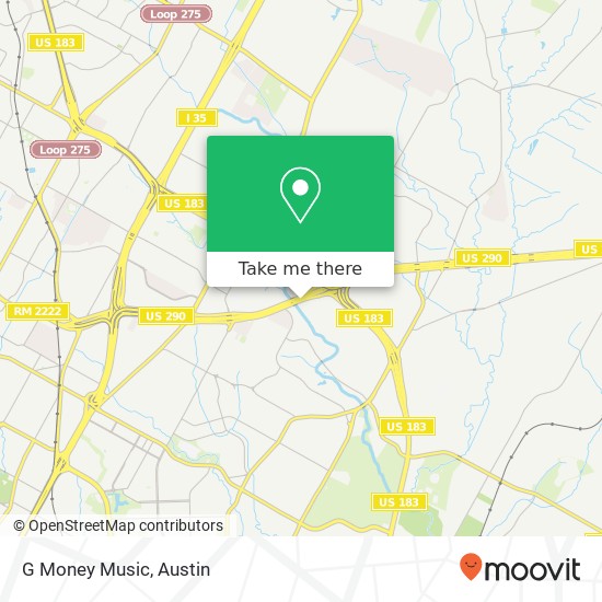 G Money Music map