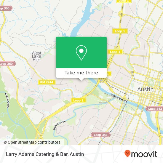 Mapa de Larry Adams Catering & Bar