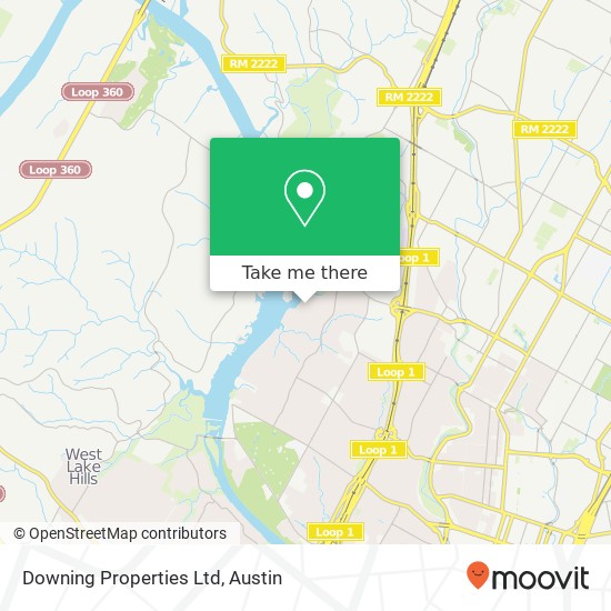 Mapa de Downing Properties Ltd