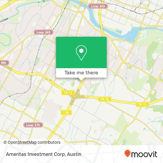 Ameritas Investment Corp map