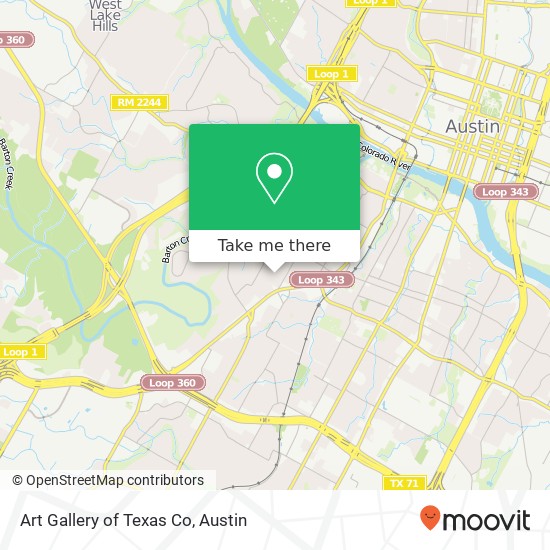 Mapa de Art Gallery of Texas Co