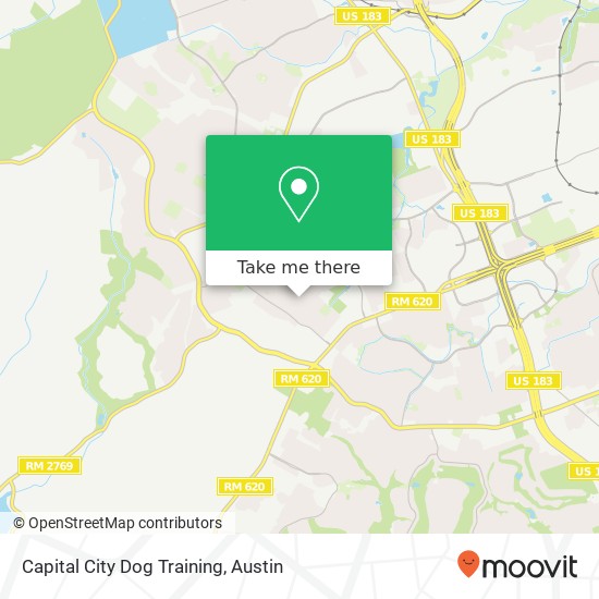 Capital City Dog Training map