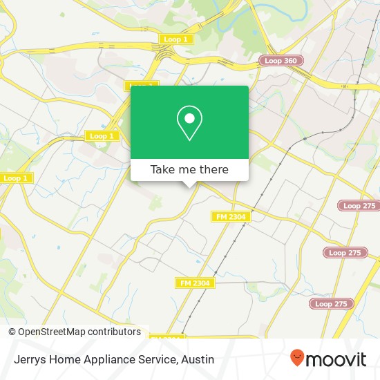 Jerrys Home Appliance Service map