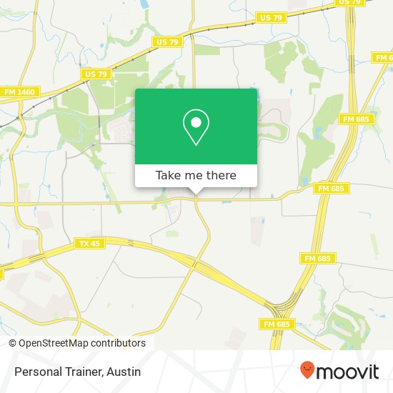 Personal Trainer map